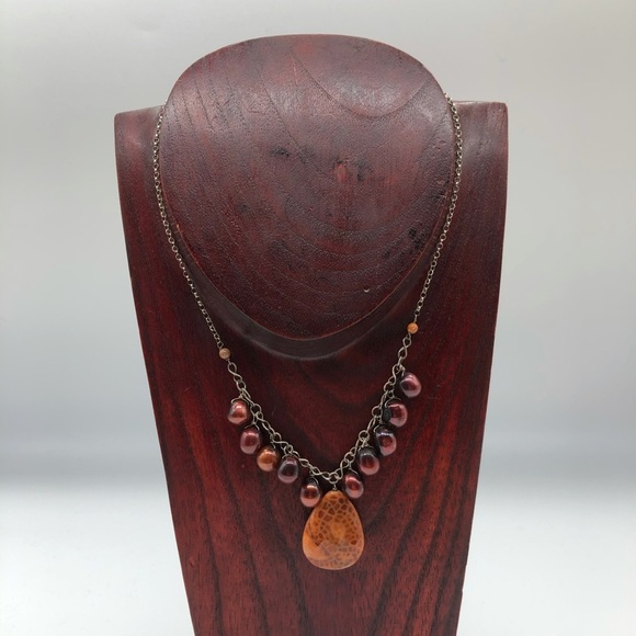 Jewelry - Coral Necklace and Bracelet Set